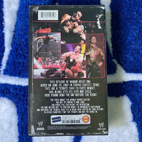 WWE Raw Chris Benoit Tribute VHS - Picture 3 of 4